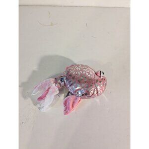 Ganz Webkinz Lil Kinz Pink Glitter Fish Stuffed Animal NO CODE